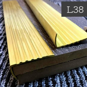 Perfiles de ajuste de azulejo decorativo de cobre cepillado en forma de L Entrega rápida Personalización Embalado en cartón Fabricante vietnamita - Product Image 6