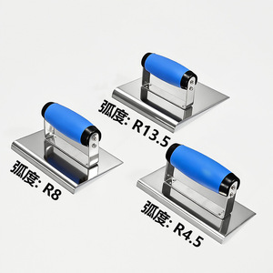 Espátula de esquina de acero inoxidable R4.5 R8 R13.5 con hoja curva para reparación de juntas y juego de herramientas de biselado - Product Image 1