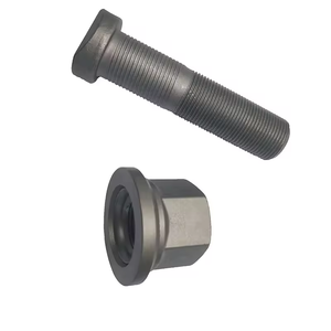 उच्च गुणवत्ता वाले टिकाऊ 40 करोड़ गैल्वेनाइज्ड जस्ता ट्रक और ट्रेलरों के हेक्स हेड के लिए लुग नट बोल्ट - Product Image 4