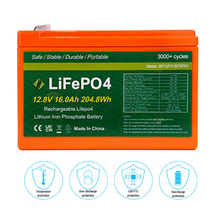 เหมาะสำหรับการจัดเก็บพลังงานในบ้านและ e-BIKE ebak 12V แบตเตอรี่ลิเธียม LiFePO4 12.8V 16Ah 204.8Wh ขายดีก้อนแบตเตอรี่ลิเธียมไอออน - Product Image 4