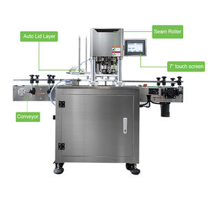 Máquina automática de sellado de latas de aluminio, sellador de frascos de plástico, pelota de <span class=keywords><strong>tenis</strong></span>, no rotativa - Product Image 5