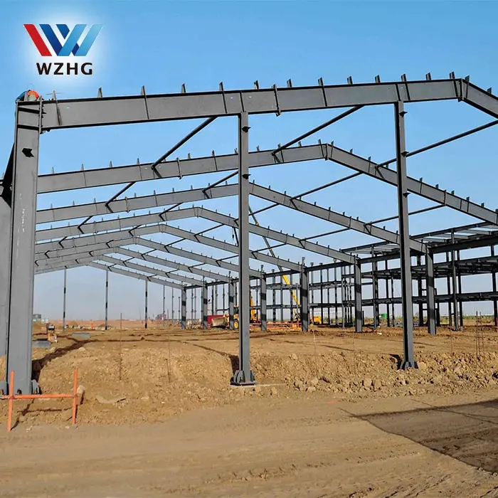 Large-span Cheap Price Structural Steel Construction Prefabricated Warehouse Workshop Steel Structure Metal Building