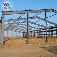 Structure en acier préfabriquée pour entrepôt et atelier, construction en acier léger à grande portée, prix économique