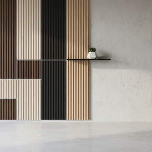 Panel de Pared WPC al por Mayor a <span class=keywords><strong>Precio</strong></span> de Fábrica 2026, Lámina Decorativa Hueca para Interiores, Panel de Pared Acanalado de Madera y Plástico Compuesto - Product Image 1