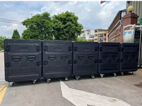 Rack Flight Case PE Plastic Hard Case 8U 12U 14U 16U Flight Case pour DJ Audio Microphone Receiver Event Equipment