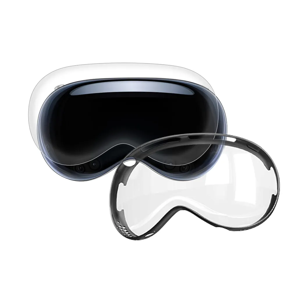 Hd Clear 3d Gebogen Anti Kras Vingerafdruk Headset Apparatuur Tpu Vr Schermbeschermer Voor Apple Vision Pro Protector