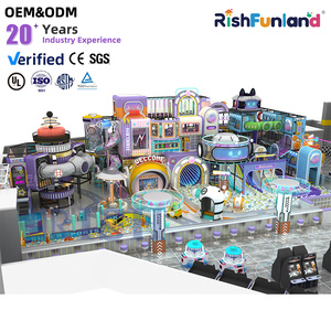 Conjunto de Equipos de Diversión para Niños, Parque de Atracciones Completo, Castillo Inflable, Área de Juegos Interior para Niños, Uso Comercial - Product Image 1