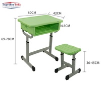 Bureaux et chaises en plastique ABS épaissi pour les écoles primaires et secondaires pour l'apprentissage de la formation pour les étudiants des classes de tutorat