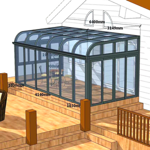 Casa all'aperto dome Star view trasparente casa di sole ombrello - Product Image 2
