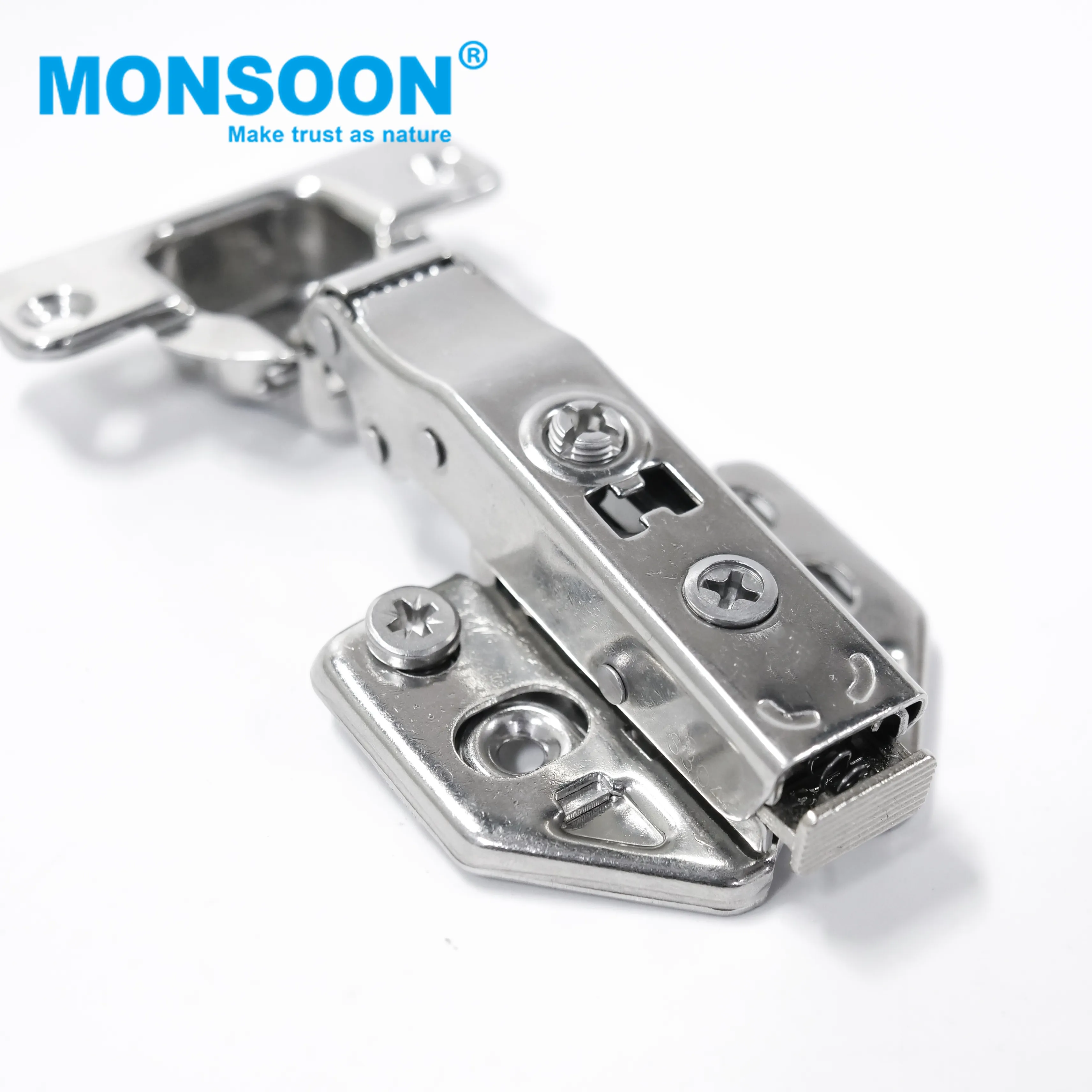 Сверхмощная фурнитура для ремонта толщиной 3,0, мебельная мягкая Закрытая петля