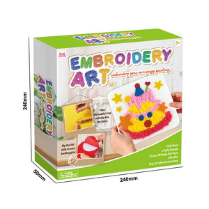 <b>Animal</b> <b>Felt</b> Embroidery Stitching Sewing Craft Kit DIY Cake Set with Sewing Crafts Stickers for Kids Hand Activities & Projects - Product Image 2