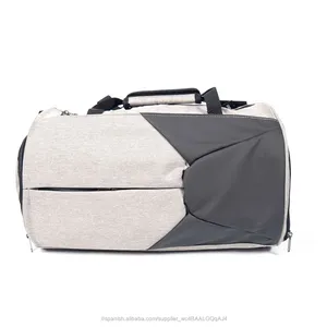 Gimnasio bolsa impermeable bolsa de lona con zapatos compartimento nadar bolsa