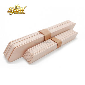Spatole in Legno Personalizzate Piccole per Cosmetici, Spatole Monouso Mediche in Legno per Rimozione Peli di Sopracciglia o Corpo - Product Image 3