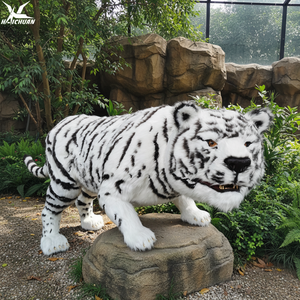 Tigre Animatrónico 3D de Tamaño Real, Estatua de <span class=keywords><strong>Animal</strong></span> Mecánico Realista para Decoración de Zoológicos, Parques de Safari y Parques de Atracciones - Product Image 1