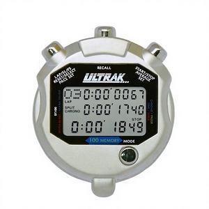 Cronómetro Digital ULTRAK de 16 Pistas con Pantalla de 2 Líneas, Precisión de 1/1000 s, Alimentado por Batería, Retención de Datos por 2 Años, Logotipo Personalizado para Árbitro - Product Image 1