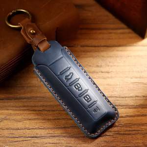 Funda Protectora de Piel Genuina para Llave de Coche, Compatible con Great Wall WEY Tank VV5, Mocha VV6, First Love VV7, Venta al Por Mayor - Product Image 1