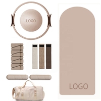 Kits Essentiels de Pilates en Gros, Accessoires de Yoga, Poids, Anneaux de Cheville en Silicone, Haltères Personnalisés et Bandes de Résistance