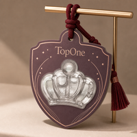Pendentif Désodorisant Auto En Papier Et Acrylique Boîte Parfum Forme Taille Couleur Motif Et Senteur Personnalisés Cadeau