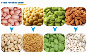 Máquina Multifunción para Pelar Nueces Húmedas, Eliminar la Piel Roja <span class=keywords><strong>de</strong></span> Soja, Cacahuetes y <span class=keywords><strong>Almendras</strong></span>, Funciona con Gas y Electricidad - Product Image 3