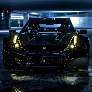 Jestar 91102 Kit de Bloques de Construcción de Modelo de Auto Deportivo Ferrari F12, Más de 800 Piezas, Juguete de Ensamblaje con Batería para Adultos y Niños - Product Image 1