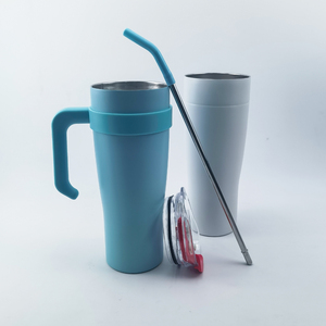 40oz Stainless Steel Insulated Vacuum Cup <strong>Tumbler</strong> with Straw Children's Drinkware <strong>Wine</strong> <strong>Tumbler</strong> with Handles - Product Image 6