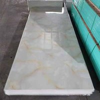 Panneau Mural PVC à Effet Marbre en Feuille Plastique UV Décorative, Disponible en Divers Coloris et Designs, à Bas Prix