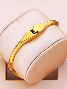 Reloj de Pulsera con Pedrería Dorada para Mujer, Reloj de Lujo con Brazalete Curvo, Elegante Reloj de Vestir de Cuarzo con Esfera Pequeña para Dama, Regalo - Product Image 3
