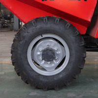 Mini-dumper électrique agricole 1 tonne 2 tonnes, chargeuse sur pneus 4x4, petit camion benne en Chine à vendre