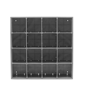Toallero de pared de plástico con estante organizador, diseño minimalista para peluquería y lavado de coches, instalación con perforación - Product Image 2