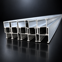 Rail de montage de panneau solaire, profilé de support en aluminium, support de rail pour module photovoltaïque pour système de structure solaire au sol