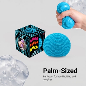 Balle thérapeutique compacte et portable pour jeunes, douce, mignonne et à picots, idéale pour le pétrissage des doigts – <span class=keywords><strong>Recrutement</strong></span> de distributeurs - Product Image 1
