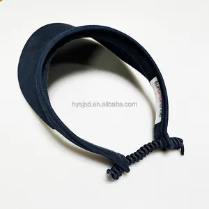 Nuevo estilo elástico espiral sombrero cuerda cordones ajustable bobina cuerda para sombrero de verano