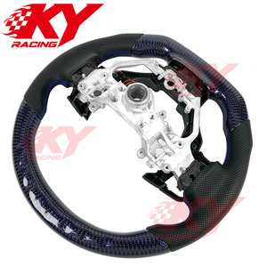 Accesorios Interiores Personalizados, Volante de Fibra de Carbono con LED RPM para Lexus RC F Sport RC ES250 IS250 IS300 GS IS ISF LC - Product Image 3