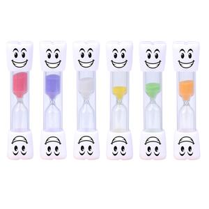 <span class=keywords><strong>1</strong></span> 2 3 4 5 minuti forma del dente dentale timer di sabbia per i bambini spazzolino da denti - Product Image 6