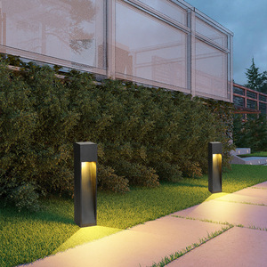 <span class=keywords><strong>Lampe</strong></span> solaire transfrontalière pour pelouse, <span class=keywords><strong>lampe</strong></span> d'extérieur moderne carrée pour cour, <span class=keywords><strong>lampe</strong></span> de paysage de jardin, décoration de <span class=keywords><strong>lampe</strong></span> de sol pour villa - Product Image 4