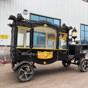 Carroza Fúnebre Blanca de Acero y Cuero con Columna Romana Eléctrica para <span class=keywords><strong>Transporte</strong></span> Especial - Product Image 1