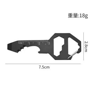 Xinxing พวงกุญแจที่เปิดขวดอเนกประสงค์,พวงกุญแจเครื่องมือกลางแจ้งพวงกุญแจอุปกรณ์เสริมจี้พวงกุญแจที่เปิดขวดอเนกประสงค์