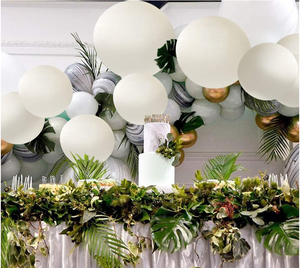 Globos Redondos Blancos de Látex Jumbo de 36 Pulgadas, Globos Gigantes para Sesiones de Fotos, Cumpleaños, Bodas, Fiestas, Festivales, Decoración de Eventos - Product Image 4