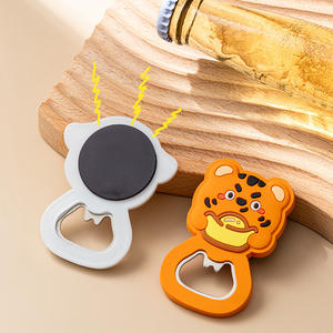 ที่เปิดเบียร์สุดสร้างสรรค์ที่เปิดฝาขวดสติกเกอร์ติดตู้เย็นรูปการ์ตูนอเนกประสงค์ทำจากซิลิโคน - Product Image 3