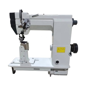 Machine à coudre industrielle à point noué à aiguille simple QK-9910 avec alimentation par rouleaux et broderie intégrée - Product Image 1