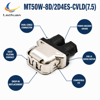 Connecteur de servomoteur Mitsubishi J5 compatible MT50W-8D/2D4ES-CVLD(7.5) avec câble double et verrouillage à une touche pour l'automatisation industrielle MR-ECNM