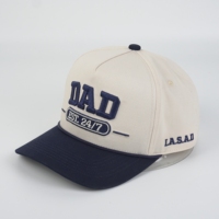 Groothandel 5-panel baseballcap Gorras met aangepaste 3D reliëf geborduurde logo, zwart tweekleurig snapback baseball pet voor heren