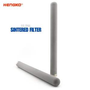 Tubes filtrants en maille frittée HENGKO, résistance aux hautes températures, de 0,2 µm à 1000 µm, tailles et options de personnalisation pour la filtration - Product Image 1