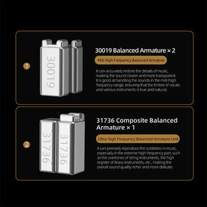 <span class=keywords><strong>KZ</strong></span> ZA12 2DD + 4BA Hybrid IEM Wired In-Ear Monitor Hifi Ajustable Tuning Cancelación de ruido Deportes Gaming Auriculares - Product Image 5