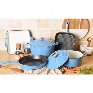 Juego <span class=keywords><strong>de</strong></span> utensilios <span class=keywords><strong>de</strong></span> cocina <span class=keywords><strong>de</strong></span> hierro fundido, juego <span class=keywords><strong>de</strong></span> utensilios antiadherentes para cocina alemana, turca, coreana, rusa y japonesa, <span class=keywords><strong>2022</strong></span>, venta al por mayor - Product Image 6