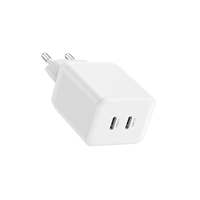 Nouveau Brésil Standard ANATEL 2025 GaN Tech 45W PD Chargeurs Muraux Rapides Smart 2-Type-C Ports pour Téléphone Mobile