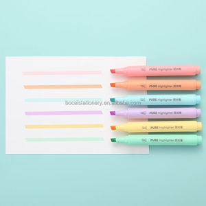 Tùy Chỉnh <span class=keywords><strong>6</strong></span> Màu Sắc Pastel Macaroon Colourful <span class=keywords><strong>Highlighter</strong></span> Văn Phòng Trường Văn Phòng Phẩm Nghệ Thuật Đánh Dấu Cho Vẽ - Product Image 2