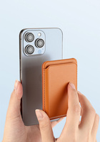 Groothandel Luxe Lederen Magnetische Kaart Portemonnee Stand Voor Iphone Voor Creditcardhouder