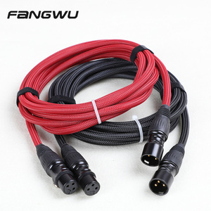 Mini <span class=keywords><strong>Cable</strong></span> trenzado de alta gama, 10M, 100M, 25 pies, rojo y <span class=keywords><strong>blanco</strong></span>, <span class=keywords><strong>Cable</strong></span> de bobina XLR Roll - Product Image 4
