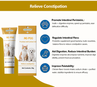 Complément alimentaire personnalisé pour animaux de compagnie, gel anti-cacahuètes pour chiens et chats, digestion sensible, santé intestinale, enzymes, probiotiques, durée de conservation de 2 ans